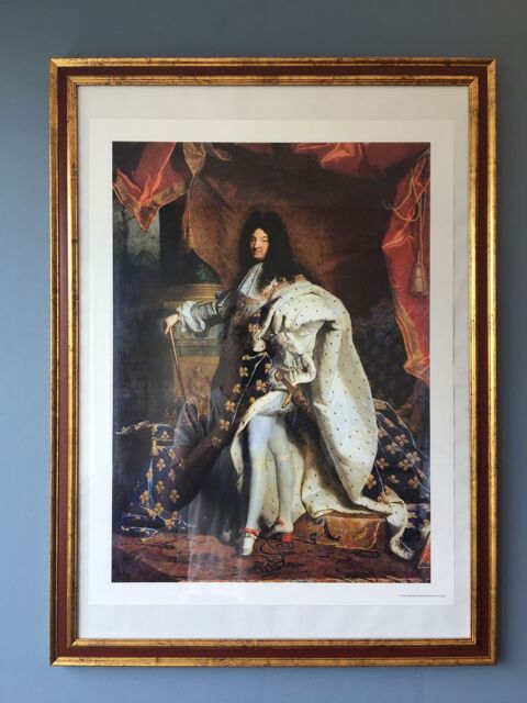 2 CADRES AVEC PHOTO LOUIS XIV en costume Royal - AFFICHE VIG 150 Nimes (30)