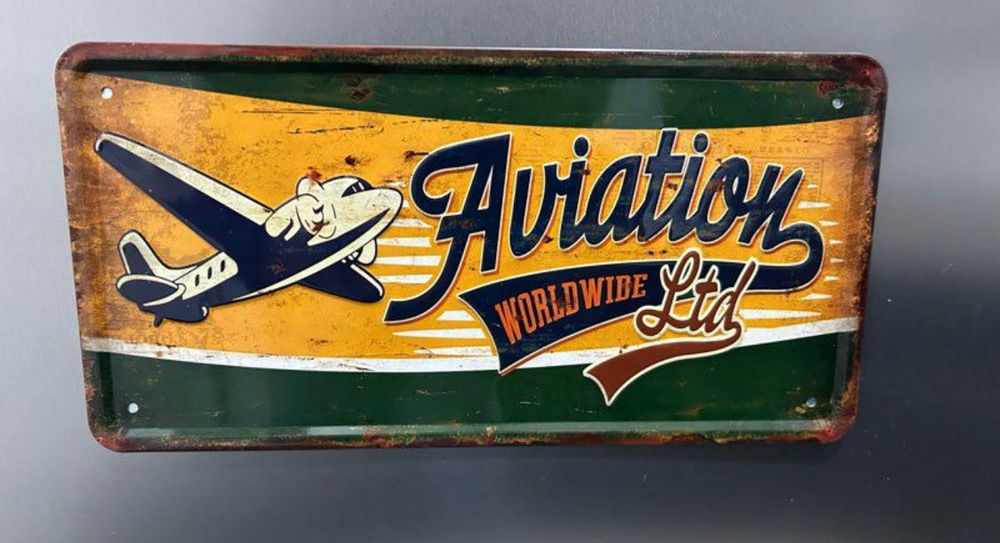 plaque Aviation aiment&eacute; 