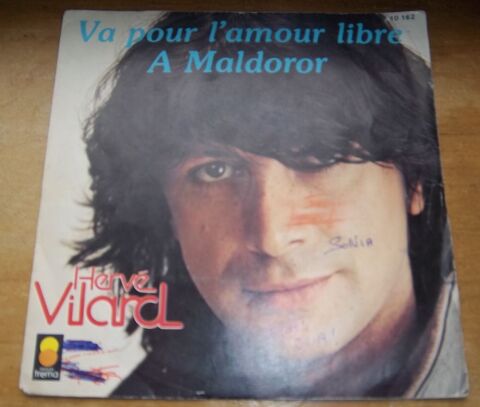 45 tours Herve Vilard va pour l'amour libre 1 Colombier-Fontaine (25)