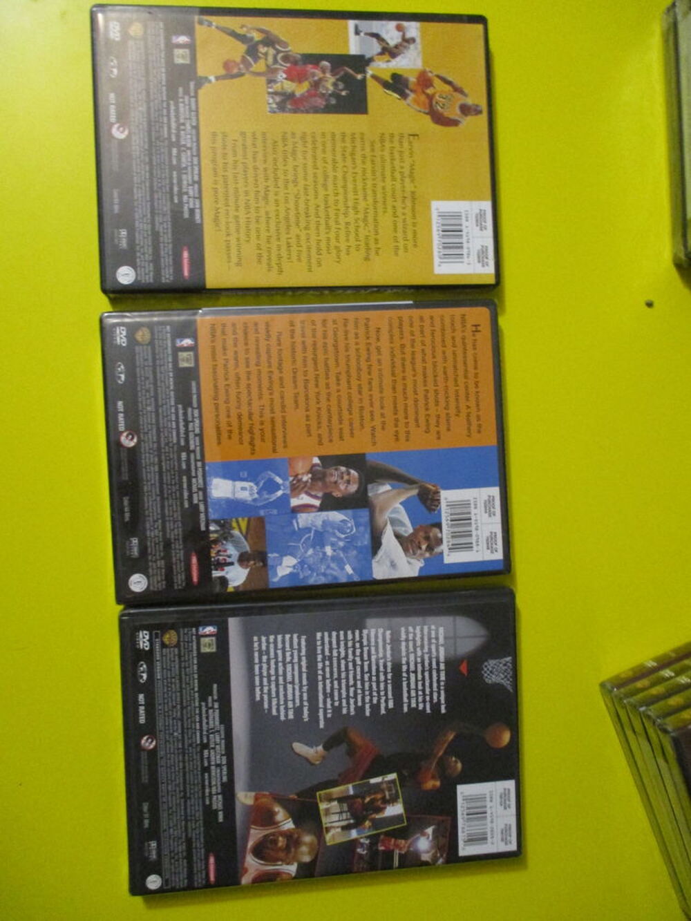 DVD MICHAEL JORDAN MAGIC JOHNSON PAT EWING BASKET NBA DVD et blu-ray
