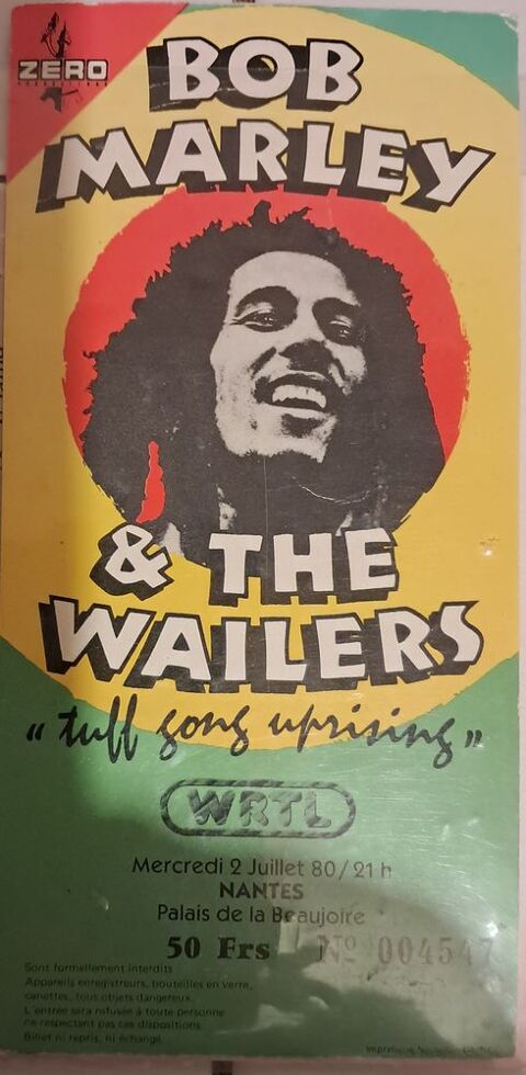 BILLET DE CONCERT 0 Nantes (44)