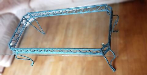 TABLE SALON VERRE ET FER FORGE 40 EUR 40 Lyon 6 (69)