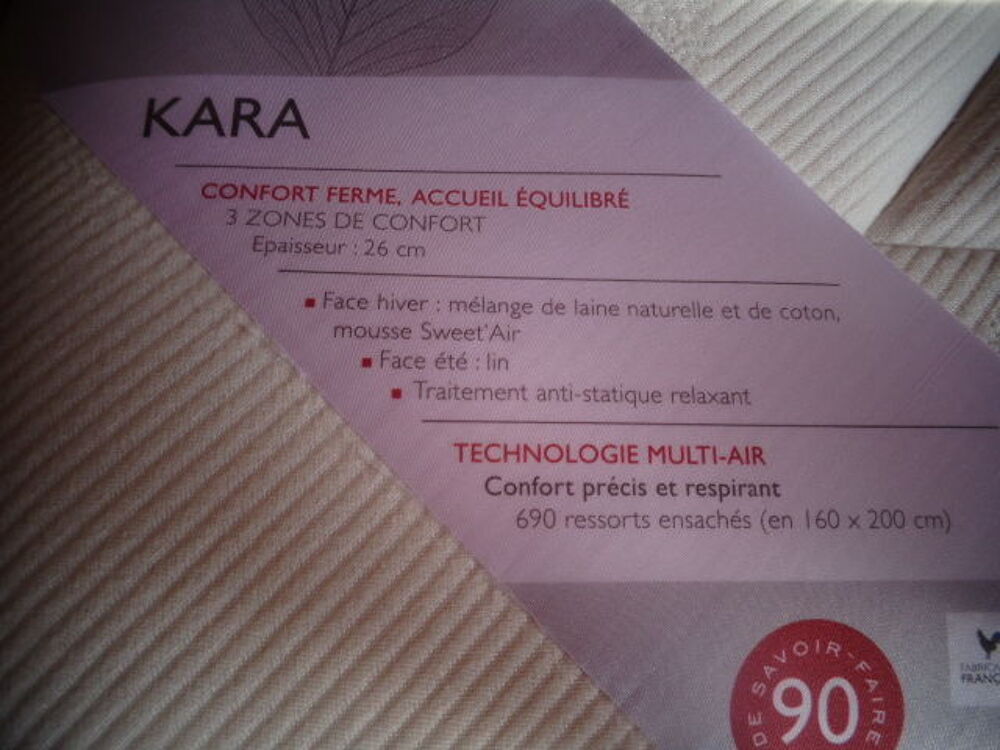 EPEDA - MATELAS RESSORTS KARA 6 -- 90x190cm Meubles