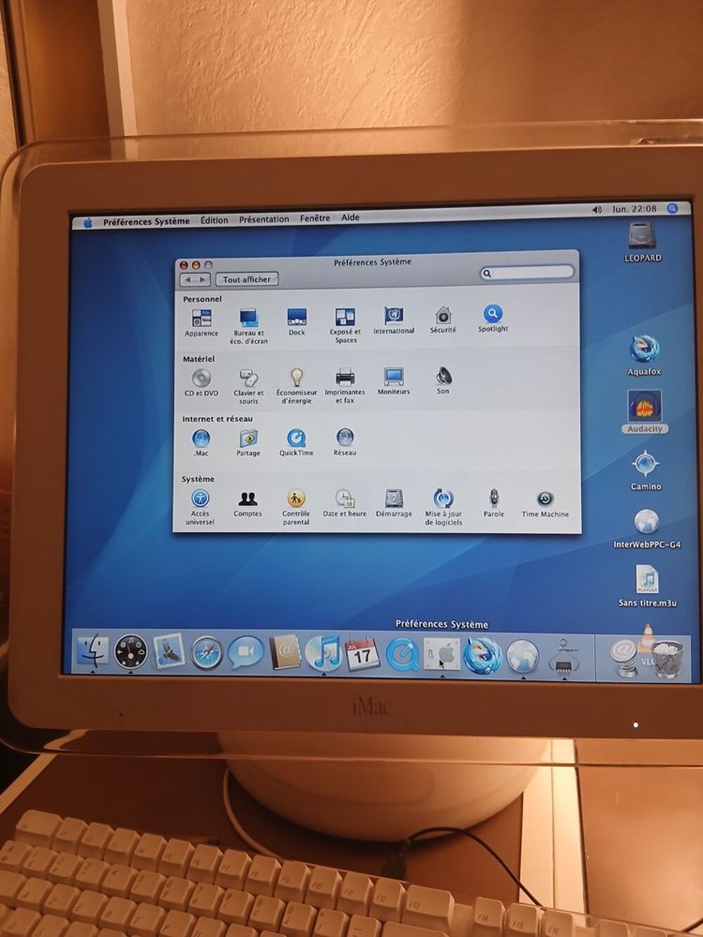 Imac g4 tournesol Matériel informatique