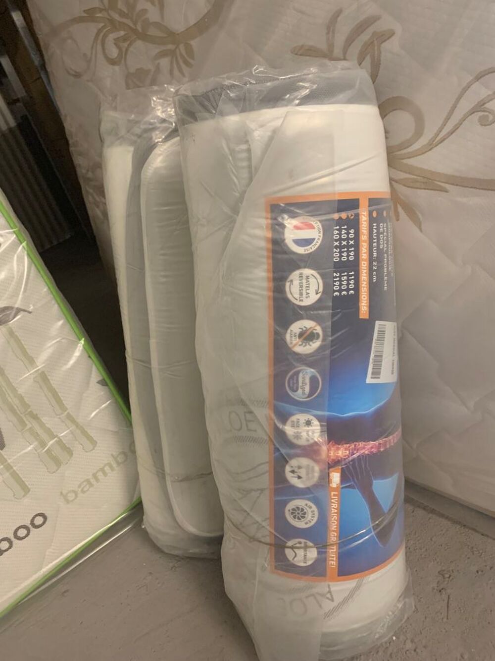 Matelas haute gamme &agrave; m&eacute;moire de forme Meubles