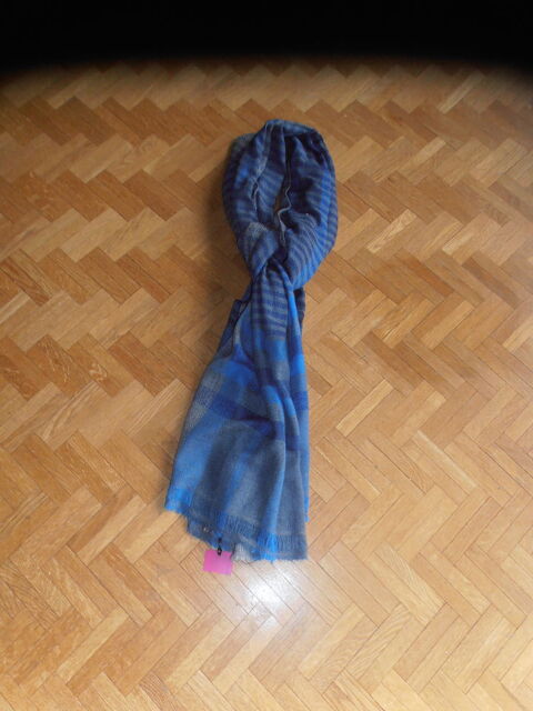 Echarpe mixte bleue (79) 15 Tours (37)