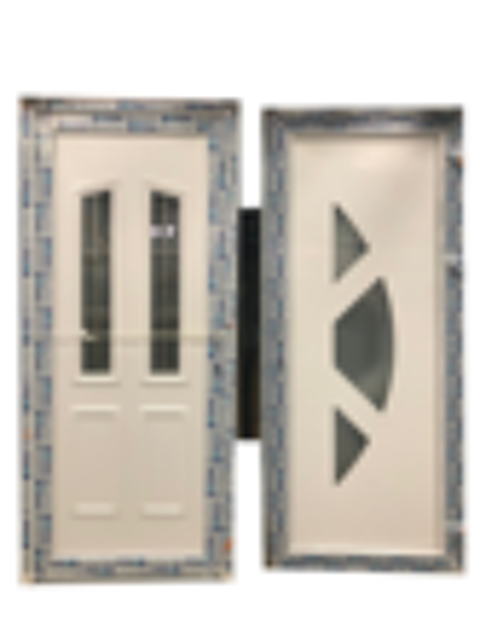 Portes d'entr&eacute;e PVC/ALU sur mesure Bricolage