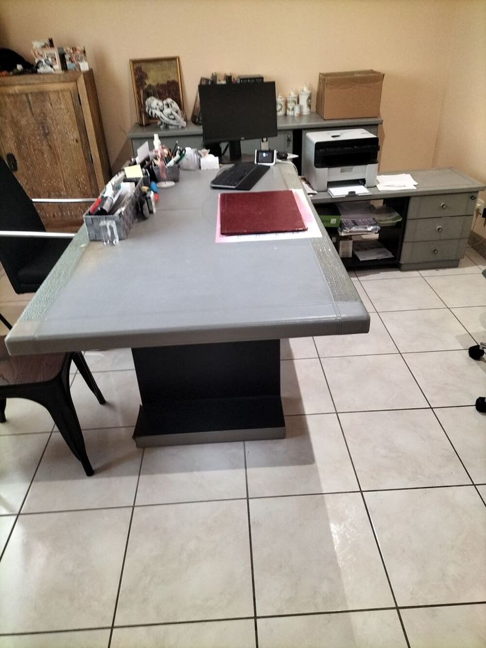 grand bureau avec commode et console Meubles