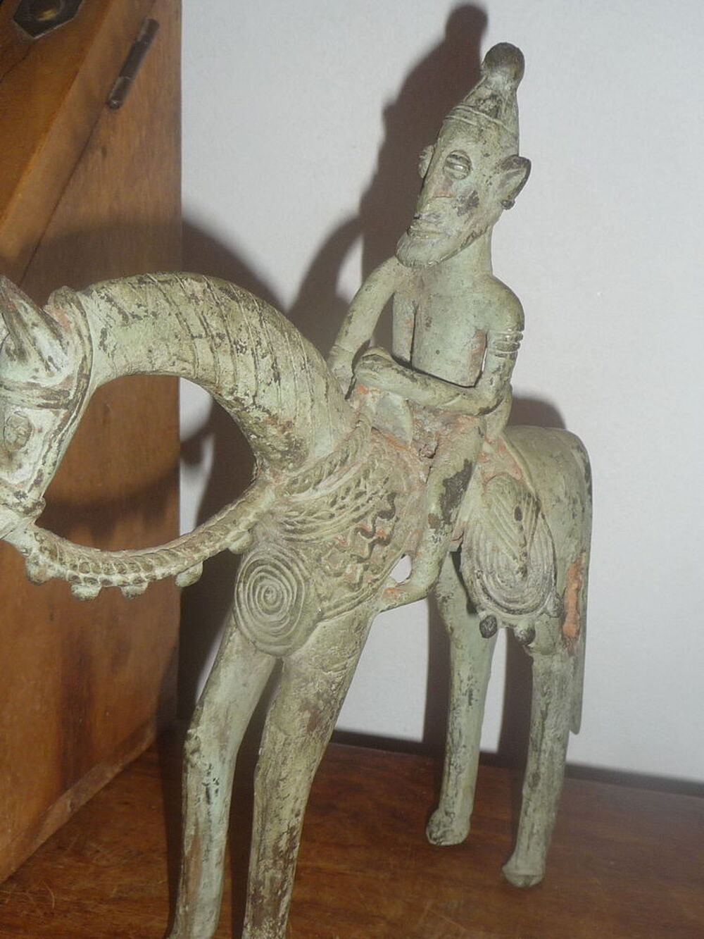 ART AFRICAIN
CAVALIER DOGON SUR SON CHEVAL
BRONZE DOGON 