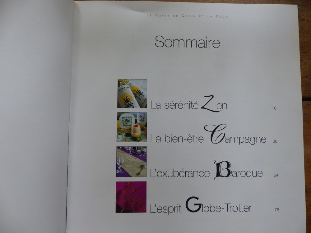 " LE POINT DE CROIX et la DECO " Livres et BD