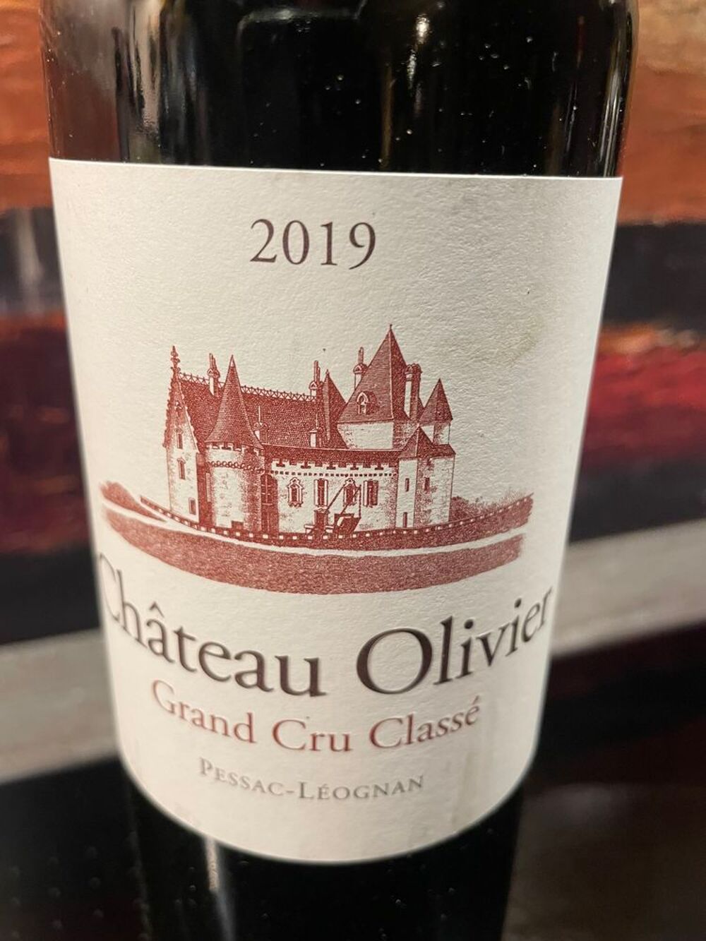 1 Bt Ch&acirc;teau Olivier 2019 Pessac-Leognan Grand Cru Class&eacute; Cuisine