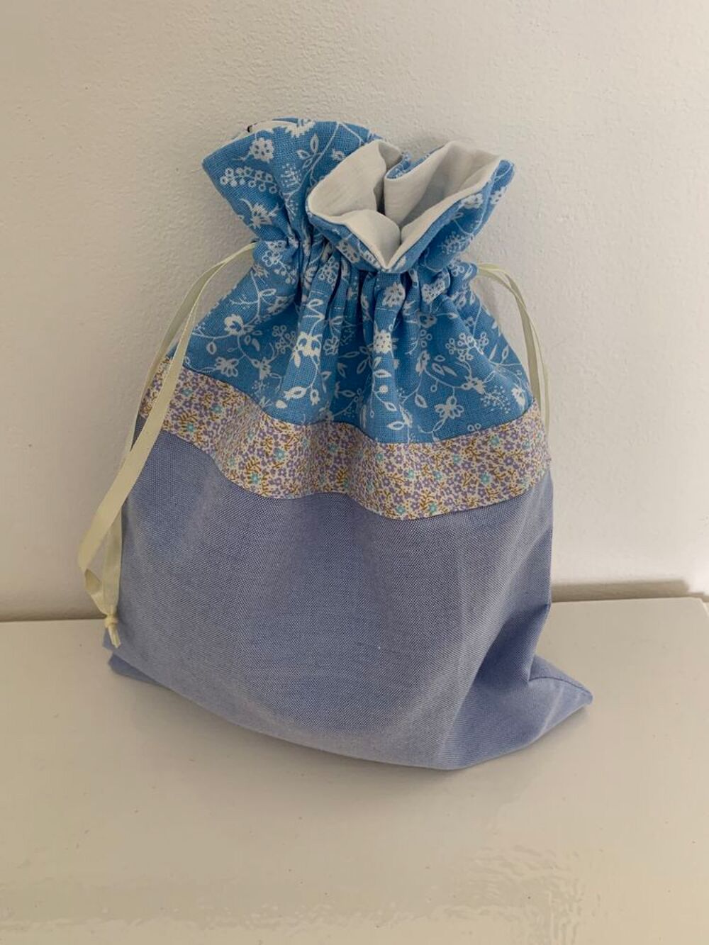 SAC POCHON A COULISSES * FAIT MAIN * IDEAL CADEAU Décoration