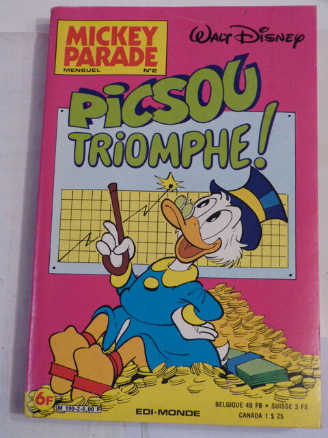 BD MICKEY PARADE N° 2 DE 1980 5 Brest (29)