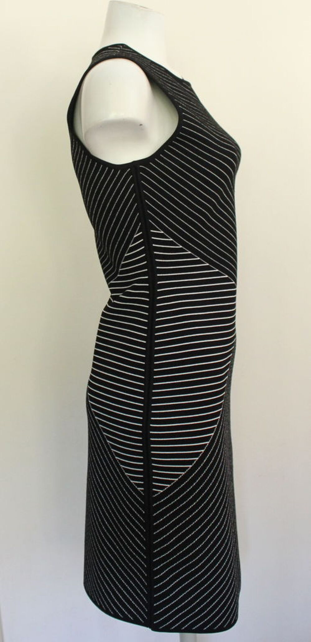 Robe g&eacute;om&eacute;trique noir et blanc ALEXANDER WANG T.M Vêtements