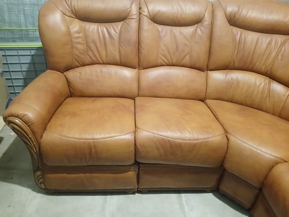 Canape d angle en cuir Meubles