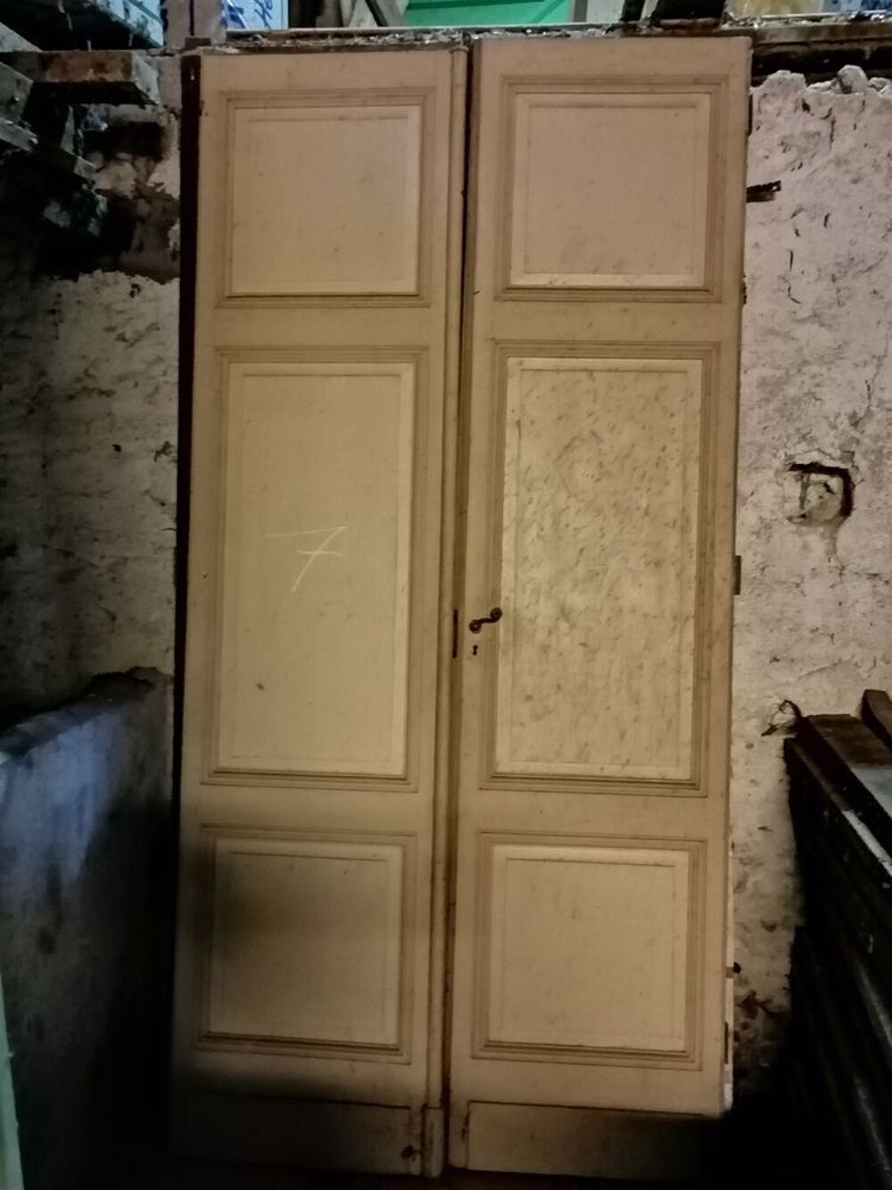 Porte d'int&eacute;rieur double Jardin
