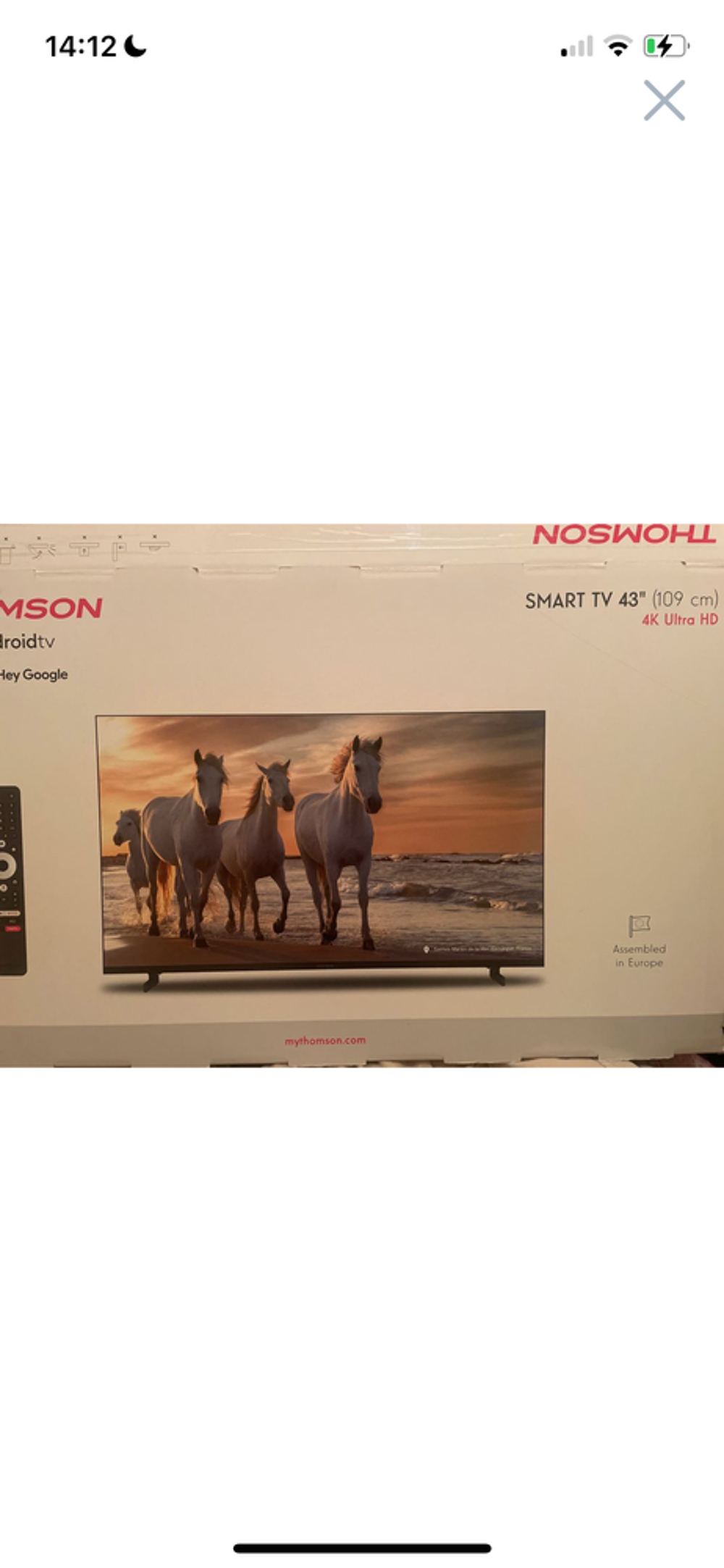 Thomson tv 4k ultra achet&eacute; en novembre 2023 Photos/Video/TV