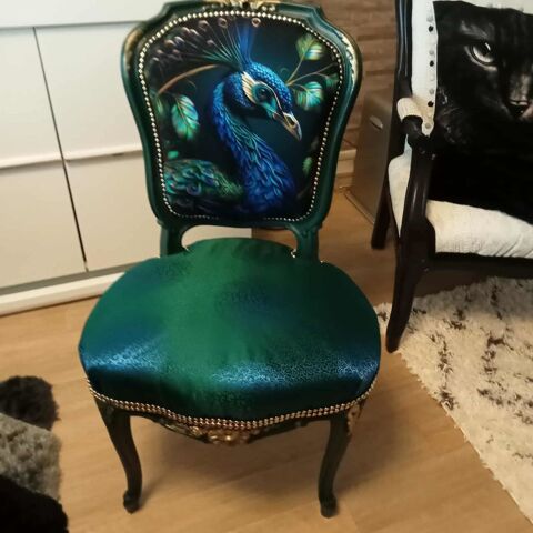  joli fauteuil que j ai relook 90 Sept-Saulx (51)
