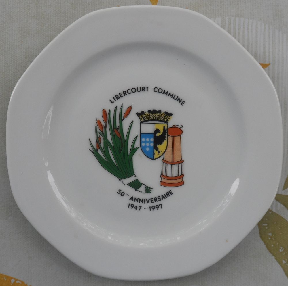 Assiette vintage165 mm de diam&egrave;tre Winterling bavaria R&ouml;siau Décoration