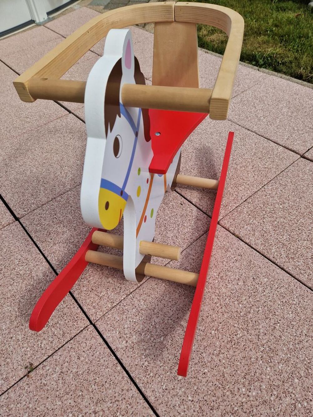 Cheval &agrave; bascule en bois Playtive Jeux / jouets