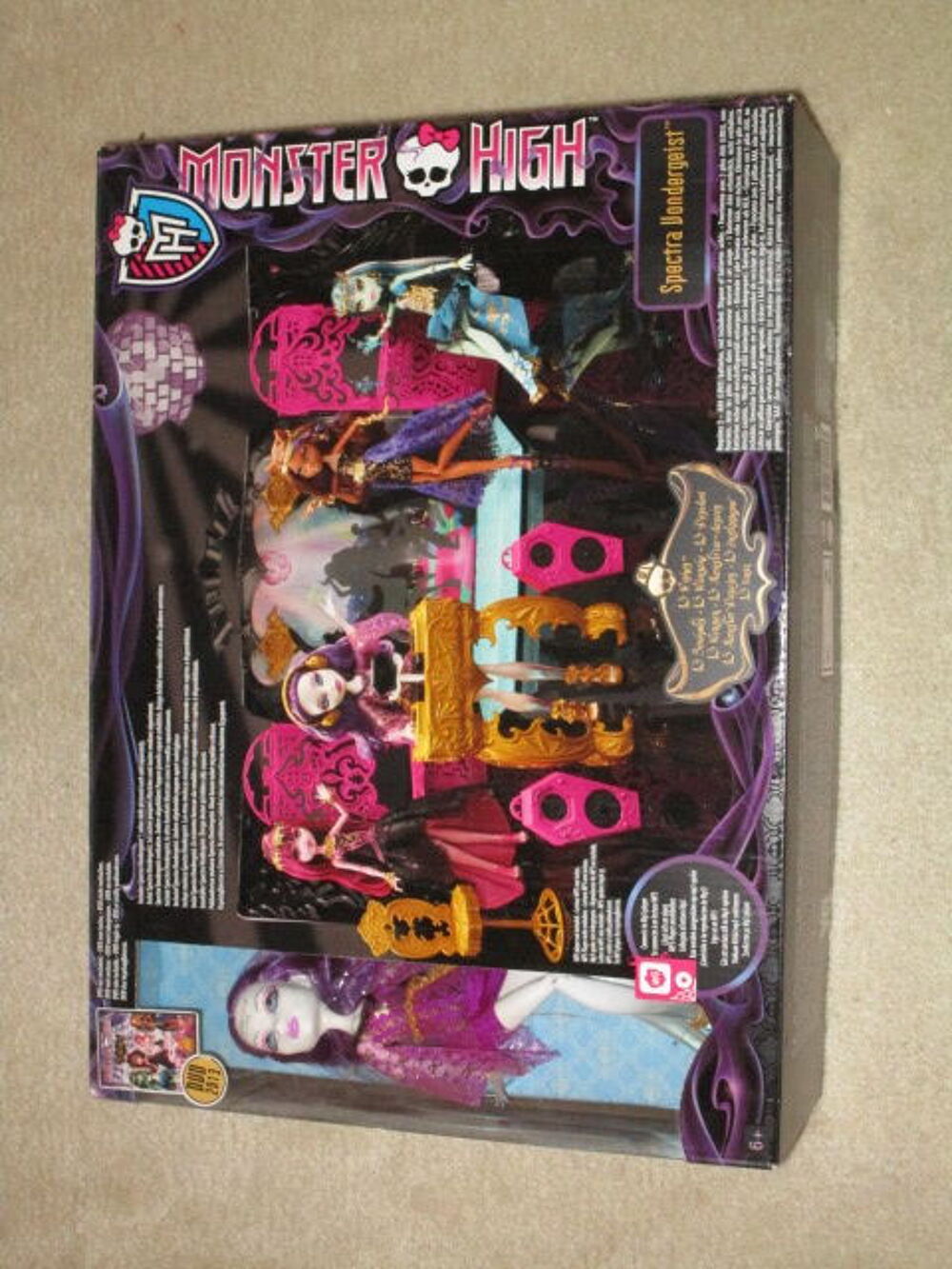 LOT 77XL coffret poupee monster high"SPECTRA WONDERGEIST" Jeux / jouets