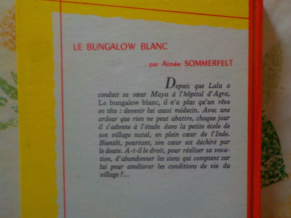 LE BUNGALOW BLANC de Aim&eacute;e SOMMERFELT Coll SPIRALE n&deg;398 Livres et BD