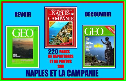NAPLES -géo - LA CAMPANIE / prixportcompris 24 Lille (59)