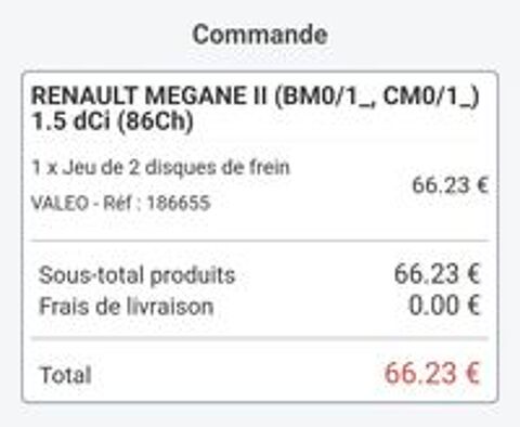 M&eacute;gane II MEGANE II 1.5 dCi 85 AIR 2007 occasion 83300 Draguignan