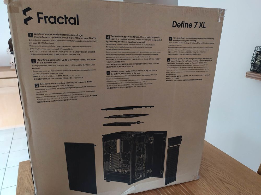 Boitier Fractal Define 7XL Black Solid Matériel informatique