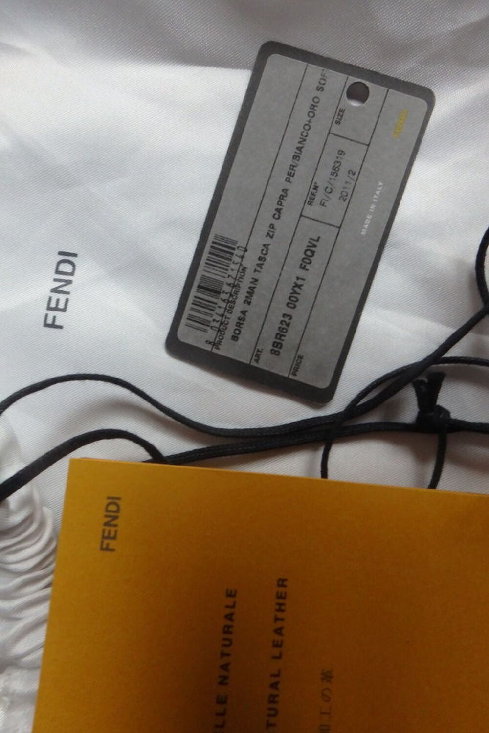 Fendi tr&egrave;s beau sac &agrave; main cuir Maroquinerie