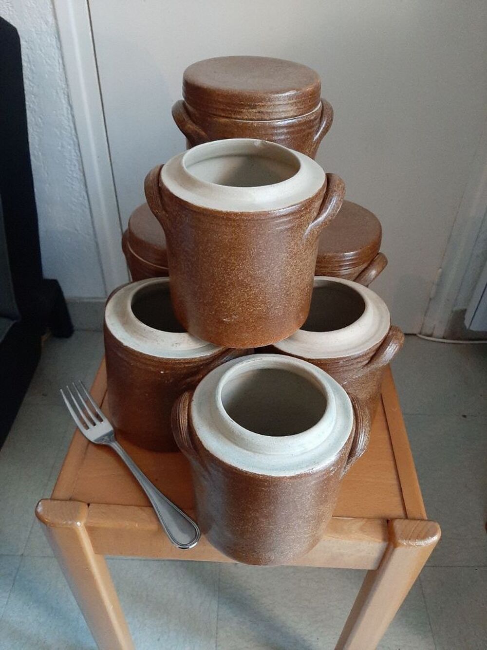 Pot en gr&eacute;s Décoration