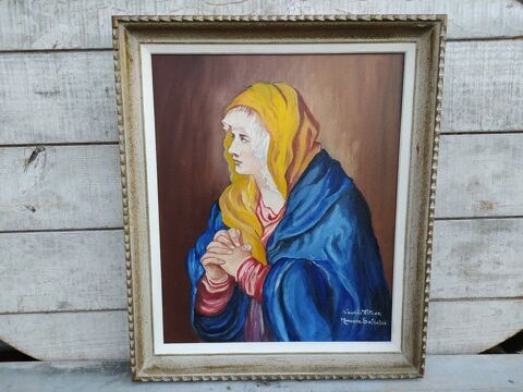 Tableau Mater Dolorosa d'Apr�s Titien Sign� Monique Salandre 75 Loches (37)