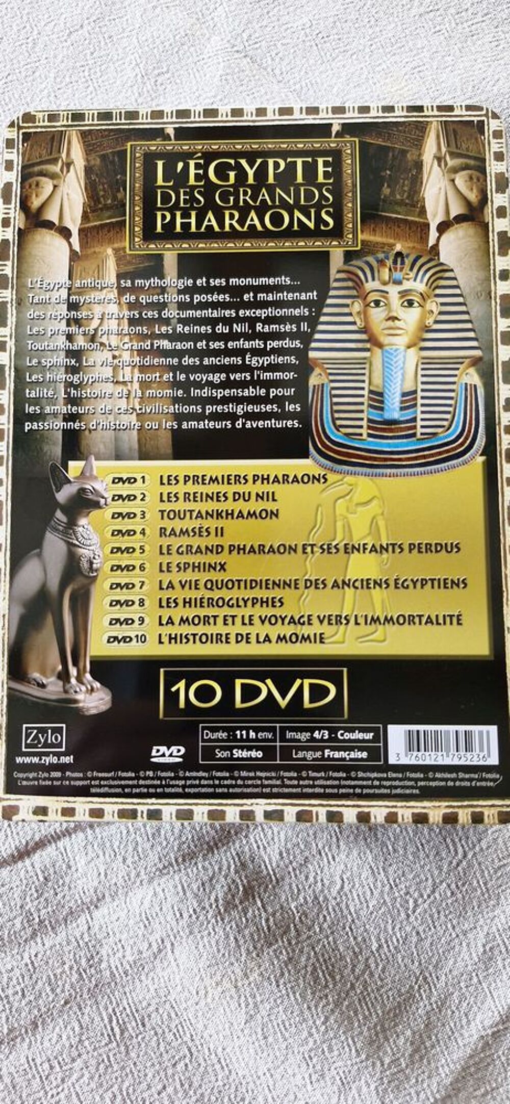 Bo&icirc;tier m&eacute;tal 10 DVD&nbsp;: L'&Eacute;gypte Des Grands Pharaons
Photos/Video/TV