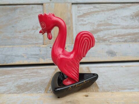 Bougeoir Coq Saint Andelain Céramique Vintage  39 Loches (37)