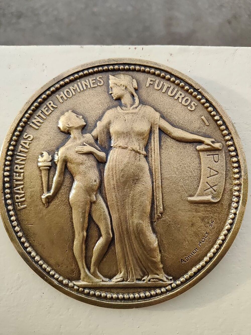M&eacute;daille en bronze massif Bijoux et montres
