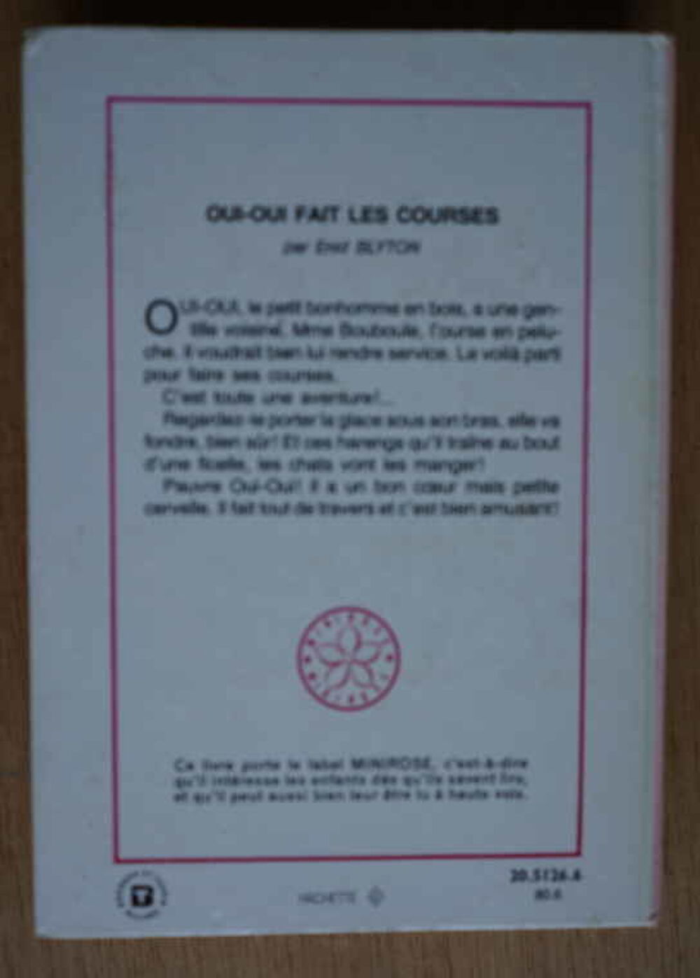 bibliotheque rose - oui oui fait des courses - 1980 Livres et BD