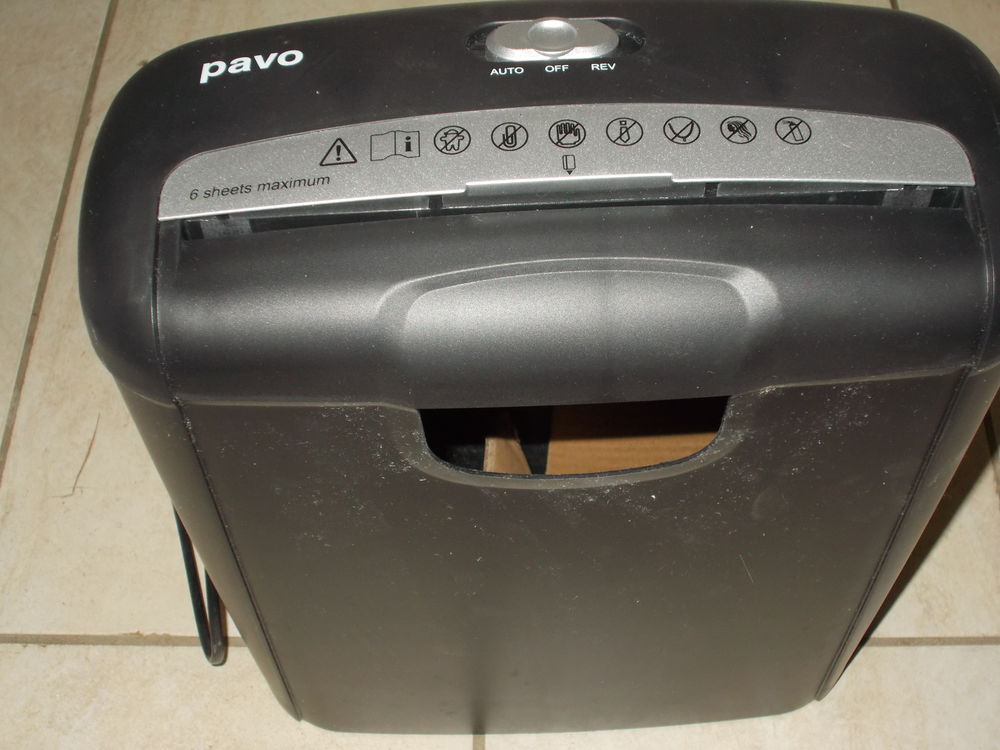 DESTRUCTEUR DE PAPIER Electroménager