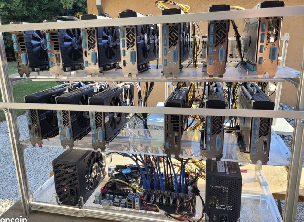 ferme minage 64 gpu 8GB Matériel informatique