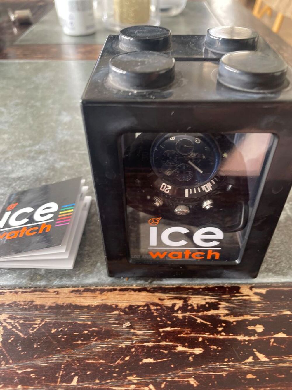 Ice-Watch Chrono Montre Homme noire Bijoux et montres
