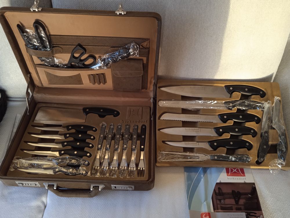 MALETTE DE COUTEAUX 24 PIECES BERKENDORF Cuisine
