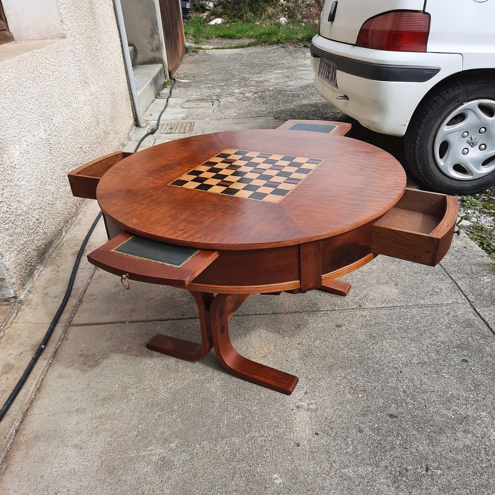 Table basse style Louis XVI transform&eacute;e Meubles