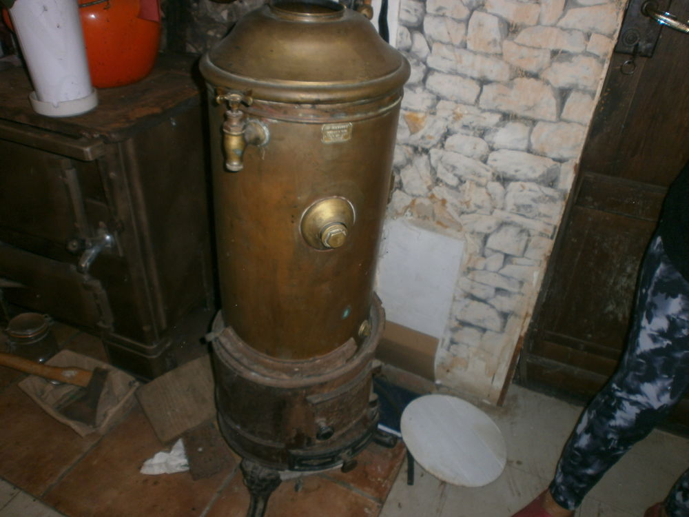 Alambic cuivre a renover H 1.05 m Bricolage
