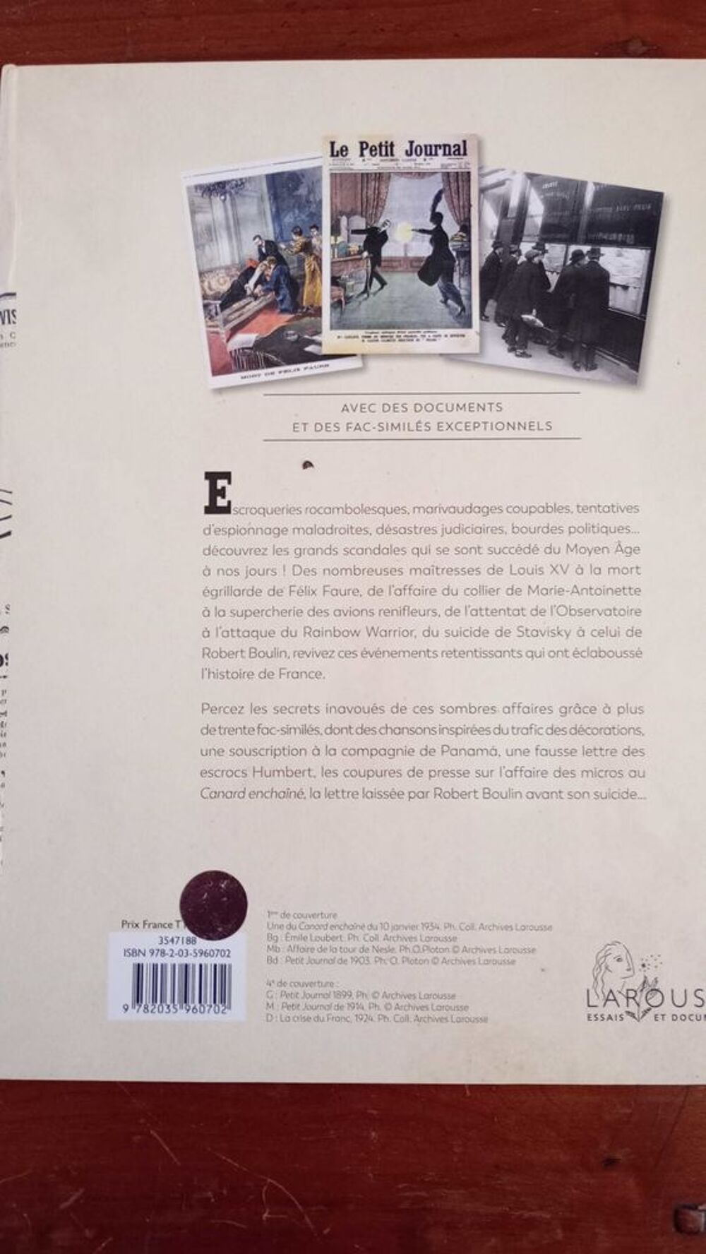 les grands scandales de l'histoire de France Livres et BD