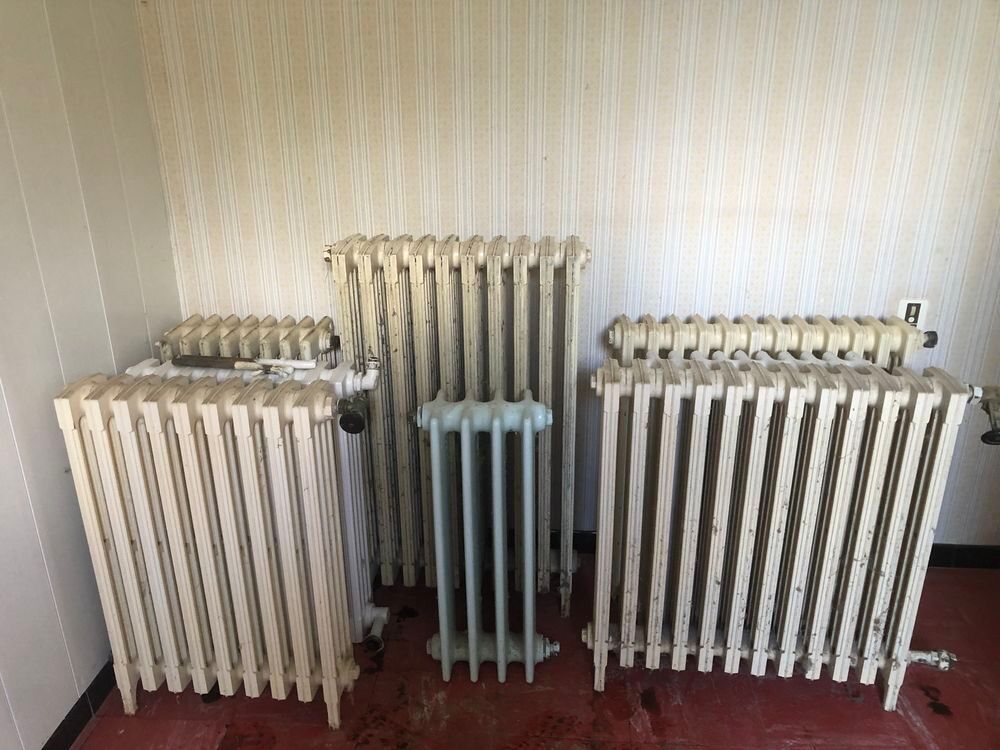 7 radiateurs en fonte anciens Electroménager