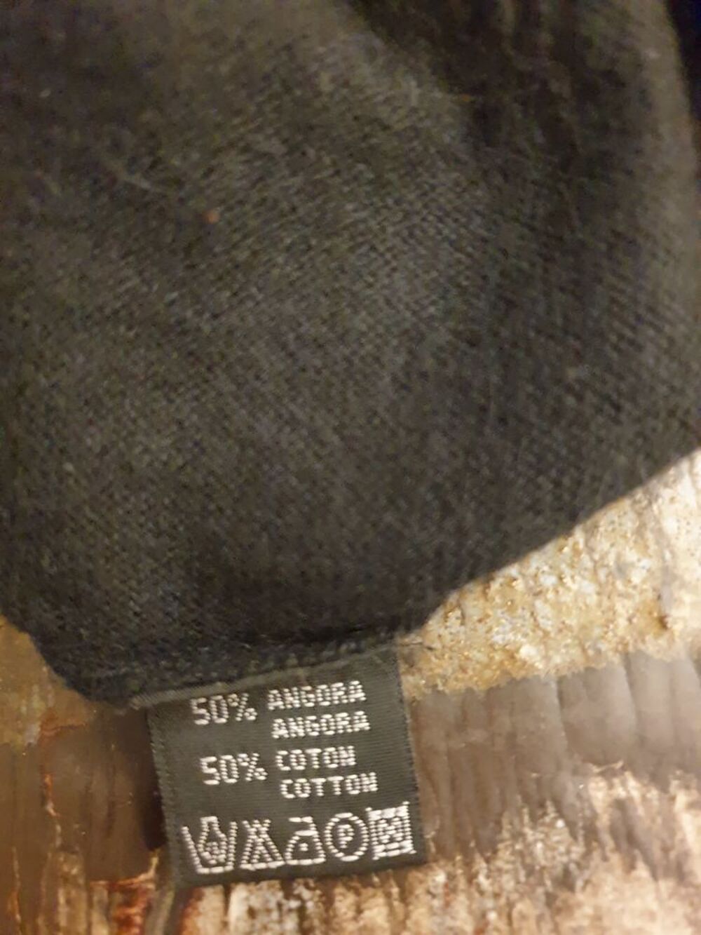 Pull ample, noir," court " manches longues, Lauren Vidal, T1 Vêtements