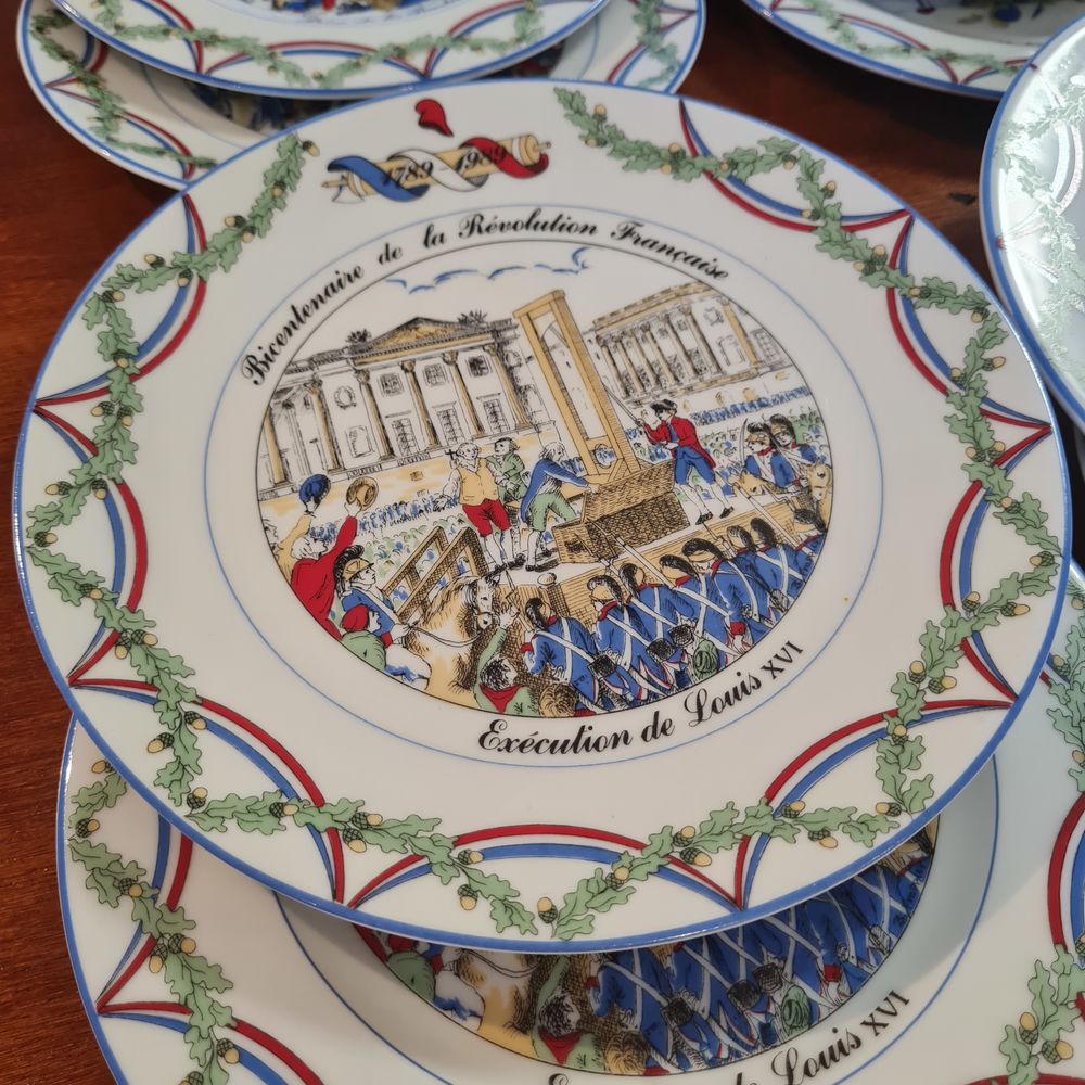 Edition limit&eacute;, Assiette Bicentenaire de la R&eacute;volution Fran&ccedil; 