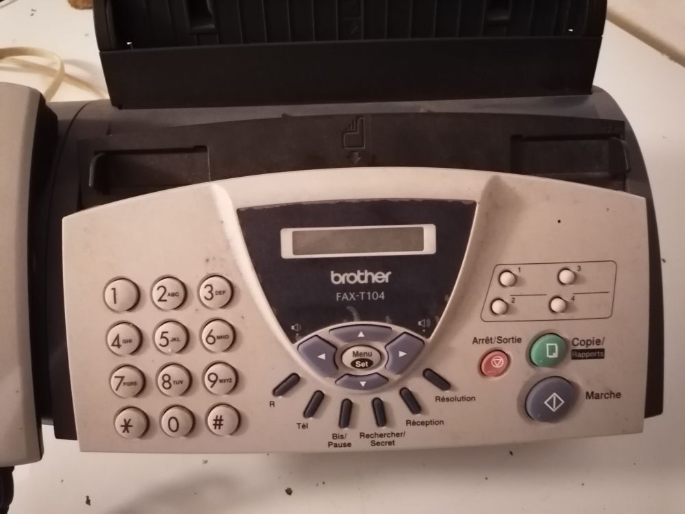 T&eacute;l&eacute;phone fax Electroménager