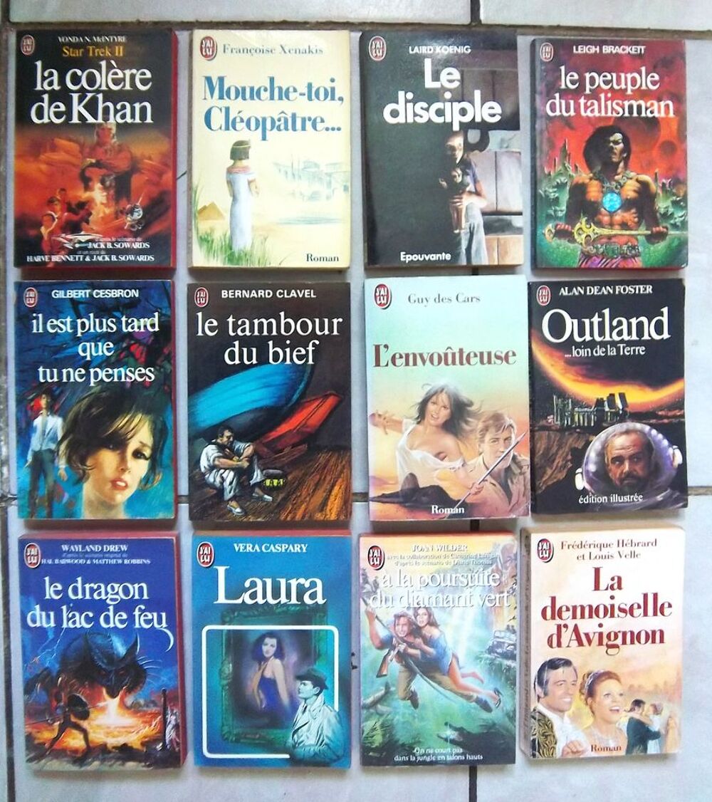 1LOT DE 48 LIVRES GENRE LE LIVRE DE POCHE - J'AI LU - POCKET Livres et BD