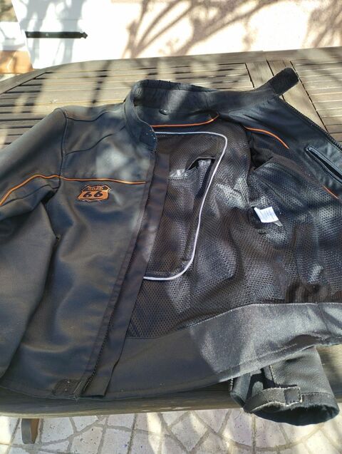 Blouson moto cuir vachette Istres (13)