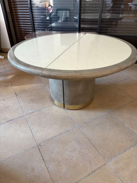 Très belle table ronde 180 Saussay (28)